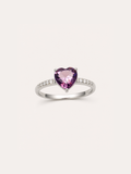 Purple Heart Crystal Ring product photo